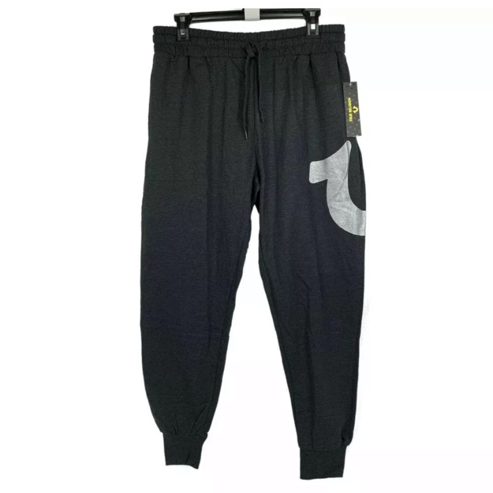 True Religion Tapered Sweat Pants Joggers NWT - Picture 1 of 8